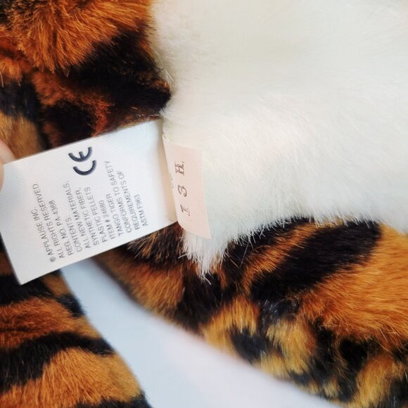 Vtg 18" Dakin Applause Tango Bengal Tiger Laying Down Realistic Plush Stuffed - Picture 7 of 7